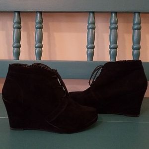 Black ankle booties
